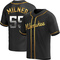 Black Golden Hoby Milner Youth Milwaukee Brewers Alternate Jersey - Replica