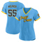 Blue Hoby Milner Women's Milwaukee Brewers Powder 2022 City Connect Jersey - Replica Plus Size